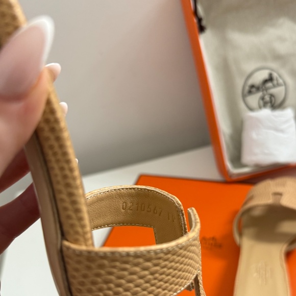 Hermes Oasis Sandal Beige Natura - Picture 3 of 6